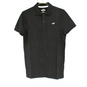 Hollister Icon Short Sleeve Polo Men’s Size XS in Black